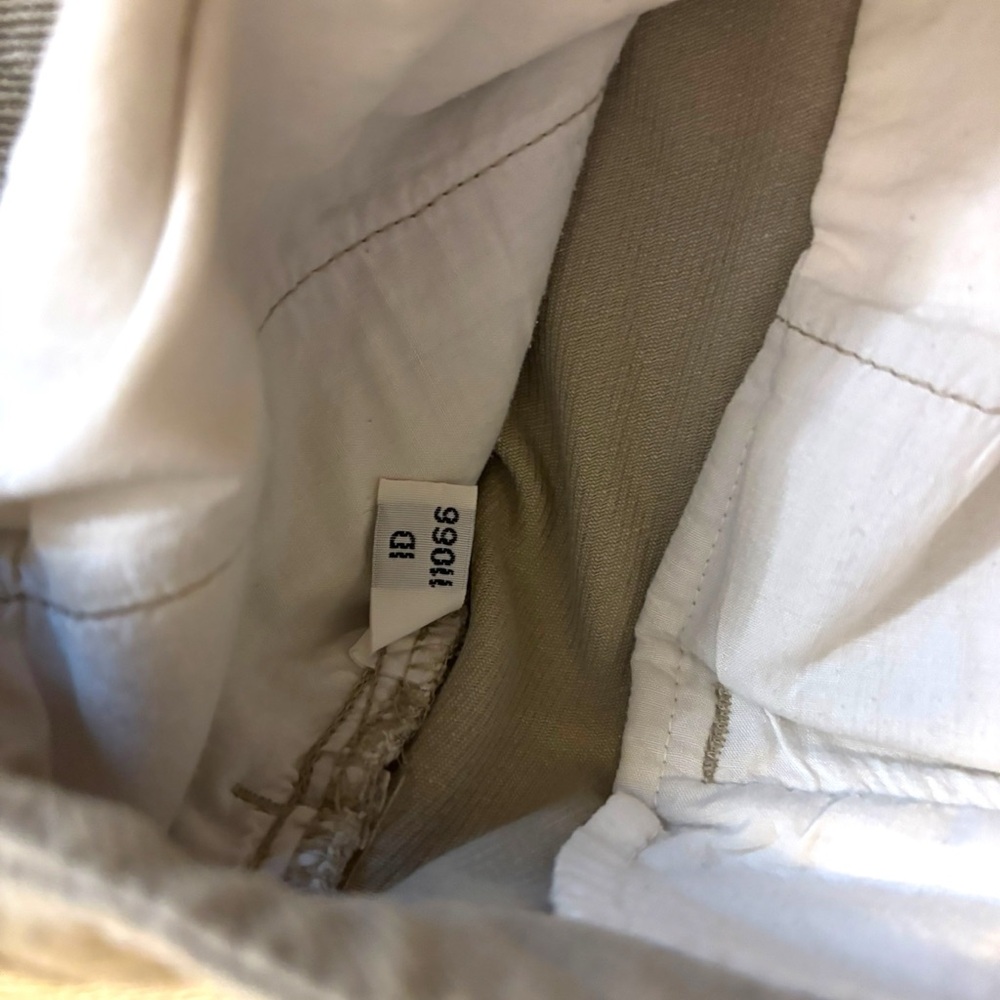 Abercrombie & Fitch Vintage Straight Leg Pants in Light Tan Size 10, 100% cotton - Picture 3 of 4